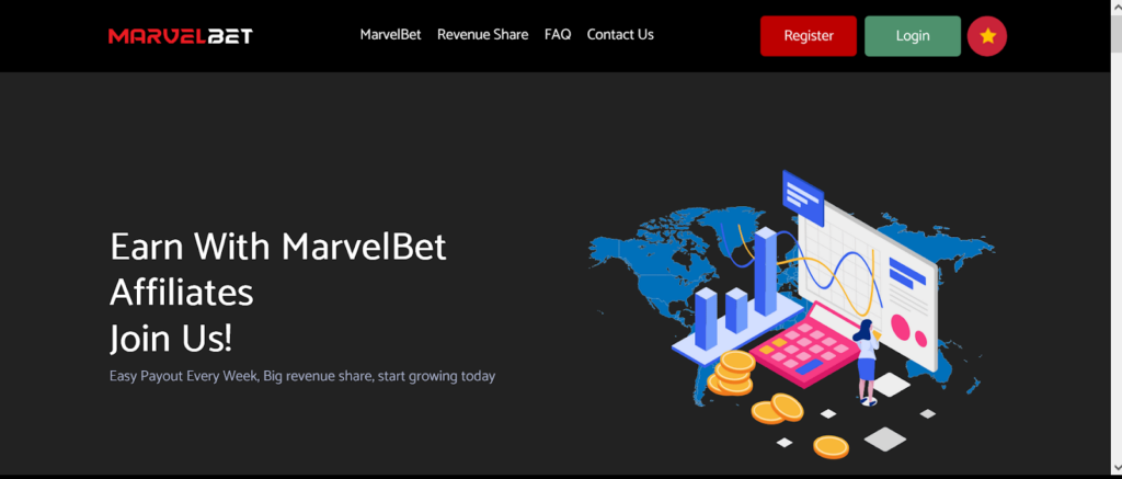 Earn money with Marvelbet BD affiliates Program