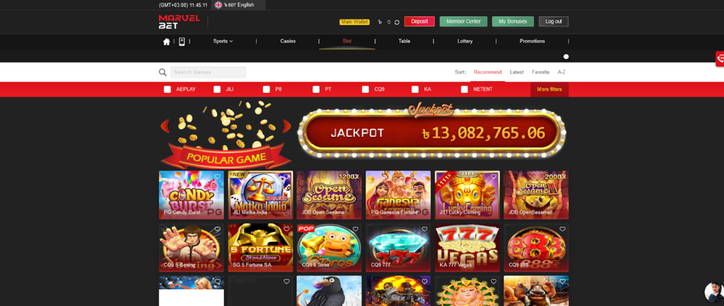 Play your favorite games on online Casino