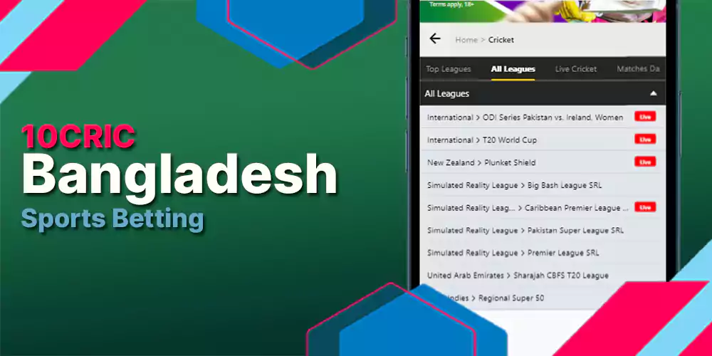 10CRIC BD Sports Betting