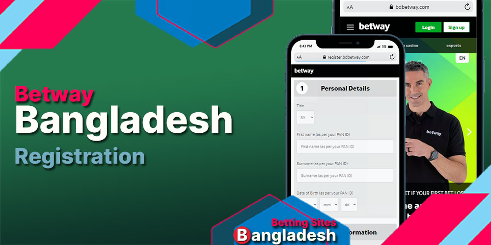 Register Betway account