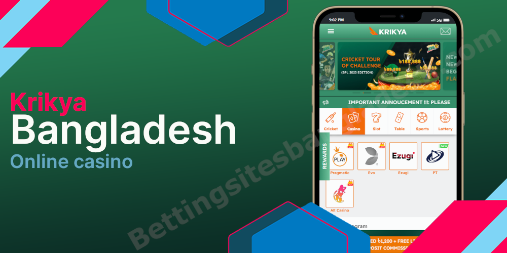 Krikya Bangladesh online casino