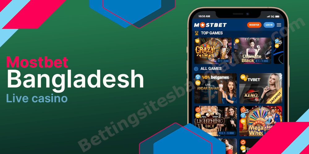 Mostbet BD live casino