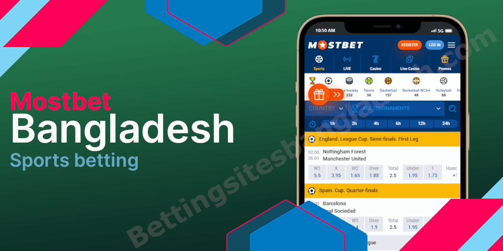 Mostbet sports betting BD