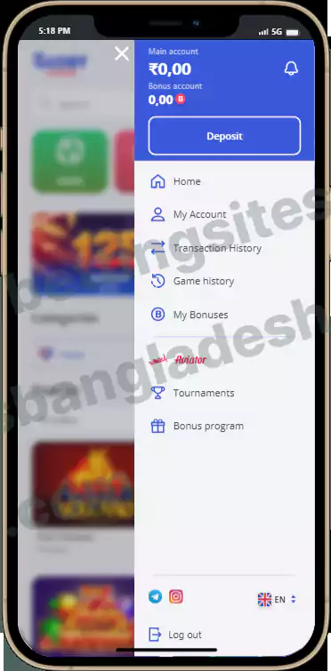 Glory Casino bd Android app