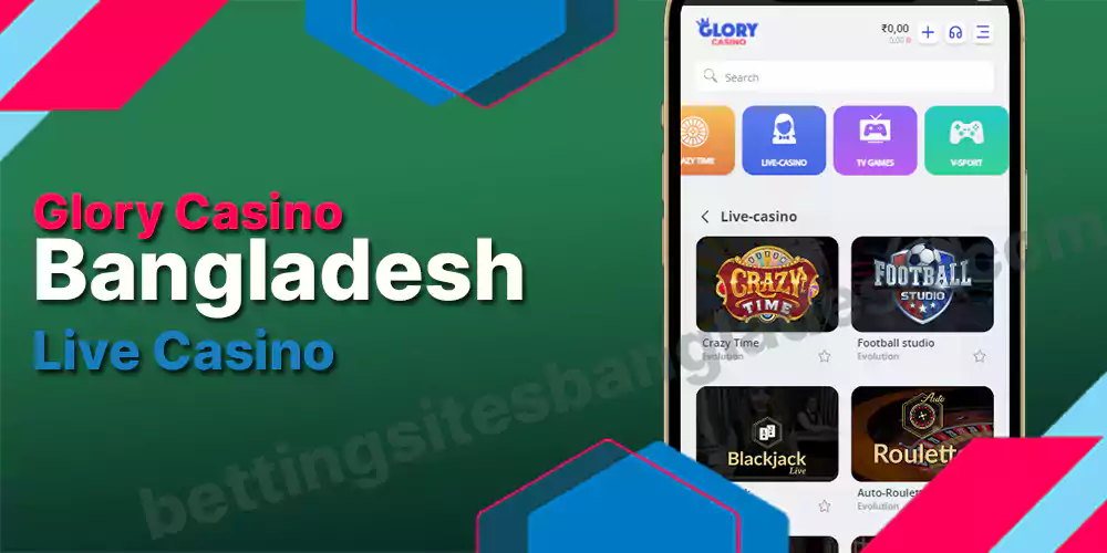 Glory Live Casino Bangladesh