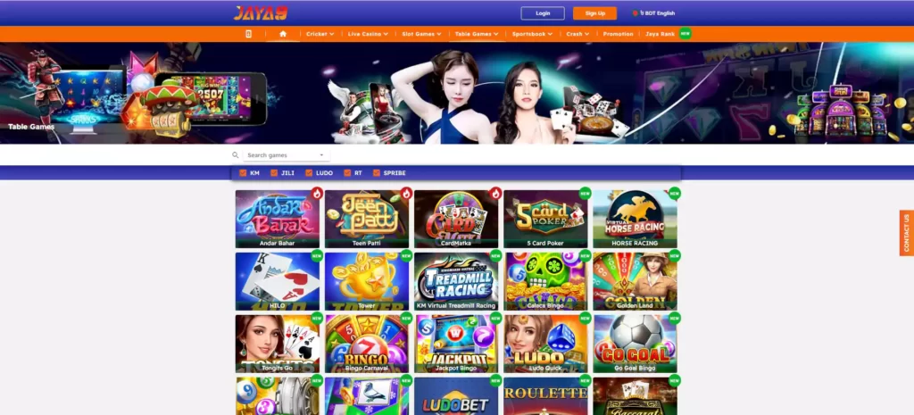 table games to play at jaya9 casino