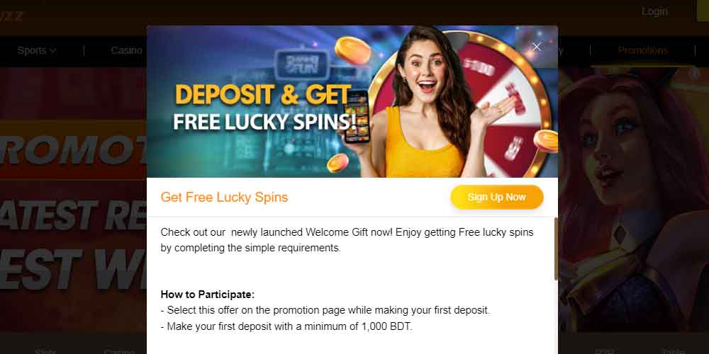 free spins offer